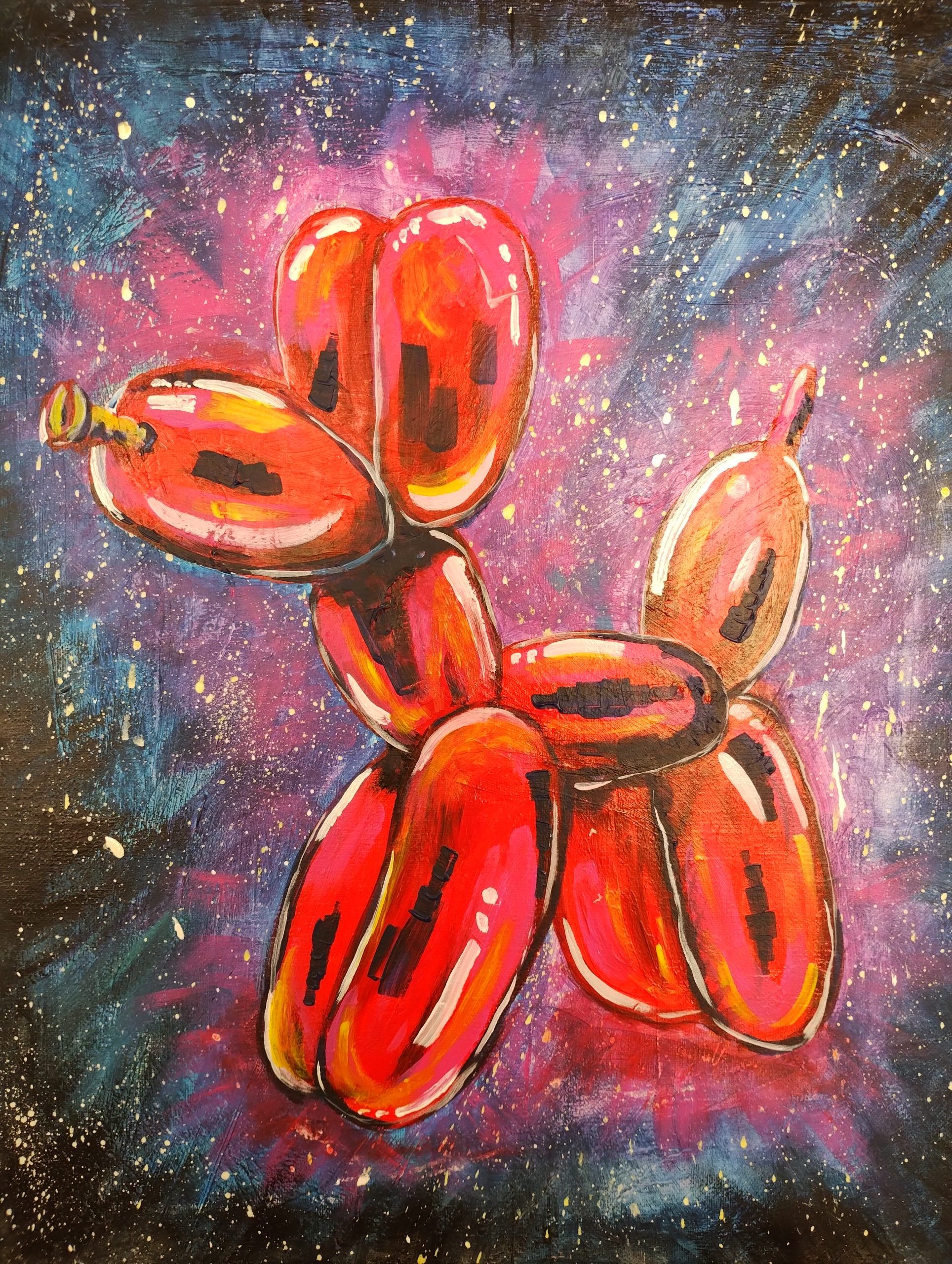 Balloon Dog de Jeff Koons Balloon Dog de Jeff Koons - Paint & Wine Girona