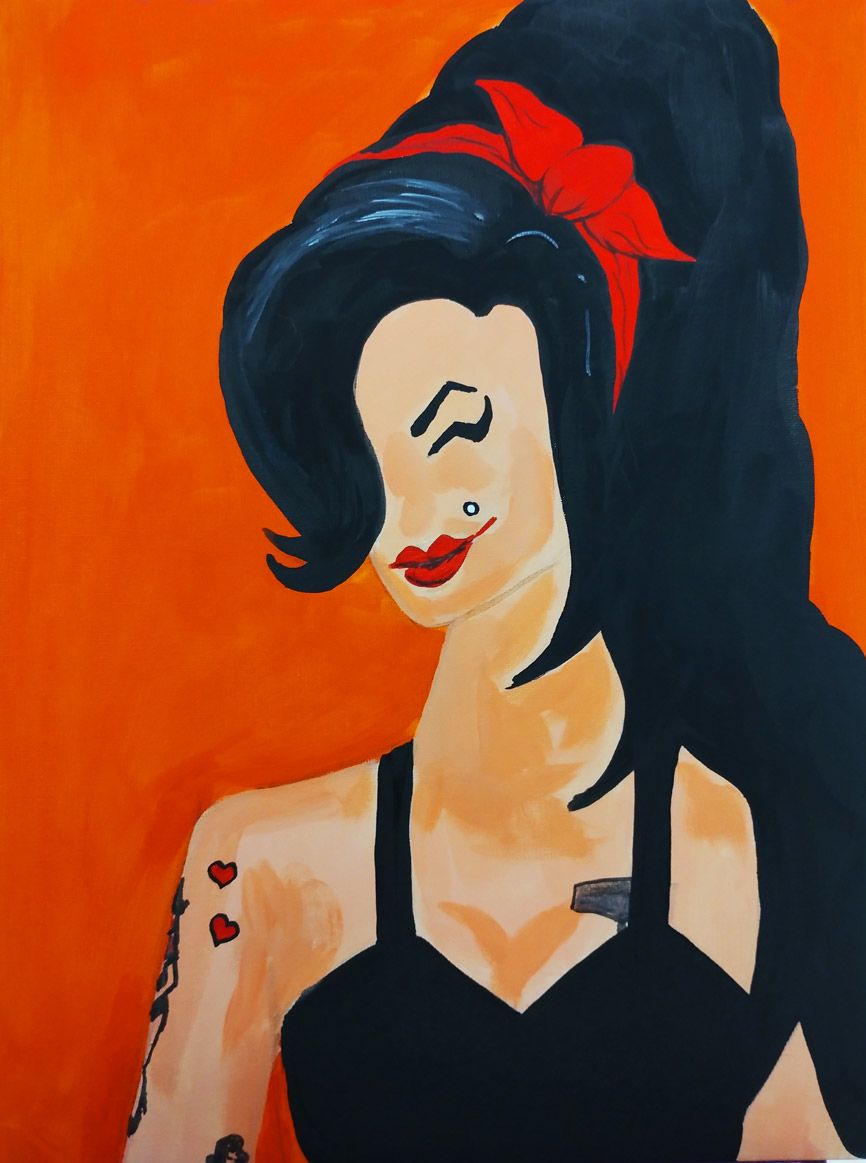 Amy Winehouse Homenatge Homenatge a Amy Winehouse - Paint & Wine Girona