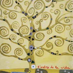 Gustav Klimt's tree of life - Paint & Wine Girona