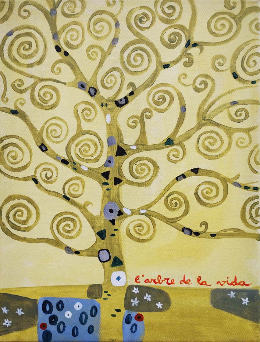 L'arbre de la vida - Gustav Klimt L'arbre de la vida de Gustav Klimt - Paint & Wine Girona