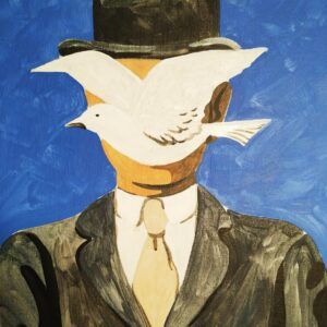 Saturday 22/02 at 8:00 p.m. The Bowler and the Dove - René Magritte